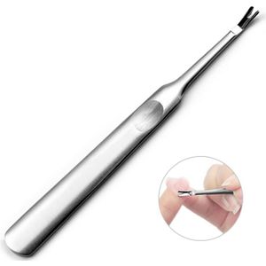 Stainless Steel Curved Tip Thin Blade Cuticle Scissors Nail Clippers Trimmer Dead Skin Remover Manicure Tools