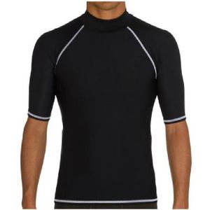 Sbart 1 PC Lycra Tops T Shirts Surfen Pakken voor Mannen Badmode Rash Guards Korte Sleveve Zwart/Wit Zwemmen shirt DCO