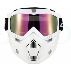 mannen en vrouwen motorfiets glazen goggles winddicht masker rijden helm open half helm of retro helm Voor Harley honda