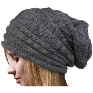 Vrouwen Winter Gehaakte Muts Wollen Gebreide Beanie Warm Caps 10.16