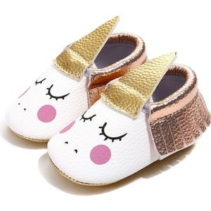 Pasgeboren Baby Girl Soft Sole Schoenen Leuke Cartoon Eenhoorn Animal Print Crib Schoenen Princess Birthday Party Schoenen