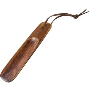 1 Stuk Massief Hout Schoenlepel Natuurlijke Houten Schoenlepel Draagbare Craft Lange Handvat Schoen Lifter Schoenen Accessoires