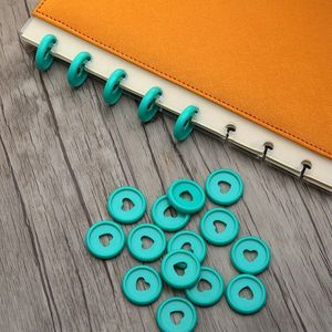 24Mm Paddestoel Hole Binding Ring Gesp Kleur Disc Knop-Als Losbladige Accessoires Paddestoel Gat