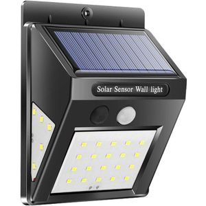 100LED Solar Light Outdoor Solar Lamp Pir Motion Sensor Wandlamp Waterdichte Zonne-energie Licht Voor Tuin Decoratie