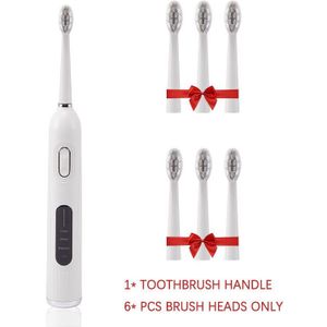 Boyakang Ultrasone Elektrische Tandenborstel 3 Modes Intelligente Herinnering IPX7 Waterdicht Dupont Haren Draadloos Opladen