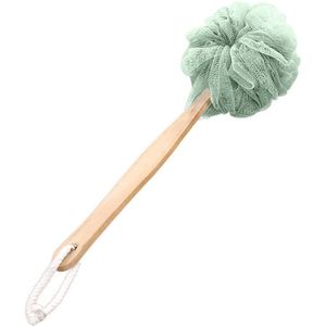 ! Lange Handvat Opknoping Zachte Mesh Back Body Bad Douche Scrubber Borstel Spons Magic Cleaning Borstels Te Reinigen
