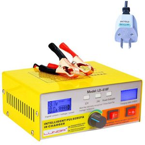 Automatische Intelligente Puls Reparatie Type 400AH Auto Batterij Oplader Voor 12V 24V Auto Motorfiets Truck Auto Motor Power opladen