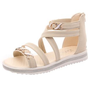 Schoenen Vrouwen Vrouwelijke Platte Schoenen Zomer Zacht Leer Leisure Dames Sandalen Aankomst zapatos de mujer Sandalias Mujer