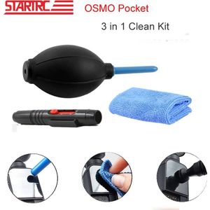 Startrc DJI OSMO POCKET 3 in 1 Draagbare Camera Schoon Kit Schoonmaakdoekje Camera Cleaner Pen Air Blaster Blower Accessoires