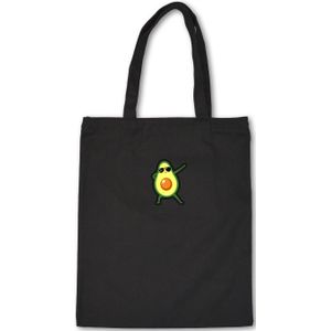 Toevallige Boodschappentas Canvas Stof Herbruikbare Kruidenier Leuke Tote Grote Opvouwbare Tassen Eco Shopper Kawaii Zonnebril Avocado Print