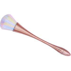 1pc 2 Kleuren Nail Art Crystal Brush Nail Puntjes Tool Soft Verwijder Dust Nail Borstels Schoon Borstel Voor nail Care Borstel BTR19