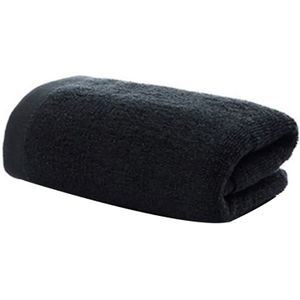 Zwart Badhanddoek Pure Katoen Zachte Handdoek voor Badkamer Hotel Machine Wasbaar DNJ998