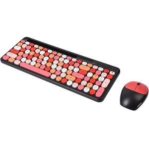 Mofii 2.4G Draadloze Toetsenbord Muis Combo Toetsenbord En Muis Delen Een Ontvanger Usb Interface 110Key Slot Toetsenbord Muis