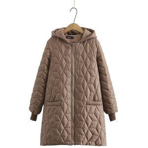 Vrouwen Jas Lente Herfst Casual Dunne Parka Europese Winddicht Lange Femmes Hooded Jassen Bovenkleding