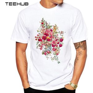 TEEHUB Zomer Sprint Bloemen Gedrukt T-Shirt Korte Mouw Populaire Tops Tee