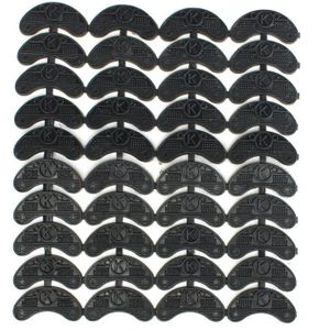 40Pcs 20-Paar Rubber Hak Savers Teen Platen Kranen Diy Schoen Reparatie Pads Maat: 56*24*3.1Mm