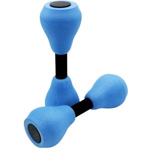 2 Stuks Water Schuim Faquatic Oefening Dumbells Fitnessapparatuur Dumbells Eva Water Halters Hand Bar Voor Water Yoga Fitness