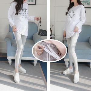 Kuulee Moederschap Sport Broek Elastische Taille Casual Gestreepte Broek Kleding Voor Zwangere Vrouwen Zwangerschap Broek