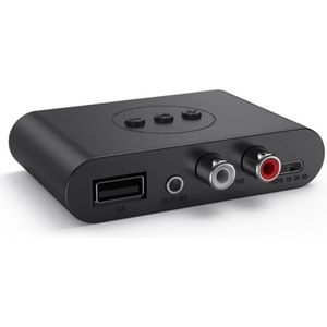 B21 Bluetooth 5.0 Audio-ontvanger U Disk Rca 3.5Mm Jack Aux Stereo Muziek Draadloze Adapter Met Microfoon Voor Tv carkit Speaker