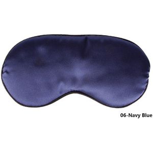 1Pc Pure Zijde Sleep Rest Eye Mask Travel Relax Aid Blinddoeken Eye Aid Blinder Gewatteerde Shade Cover Slapen aid Soft Eye Mask