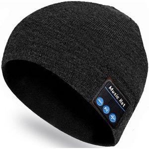 Uncjc Hi-Res Bluetooth Hoed Oortelefoon Draadloze Knited Muziek Cap Hoofdtelefoon Winter Beanie Voor Mannen Vrouwen Festival Hoofddeksels