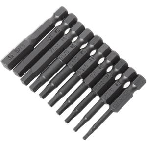 10 Stuks Magnetische Hexagon Schroevendraaier Bit S2 Staal 1/4 Inch Hex Shank Schroef Drivers Set 50Mm
