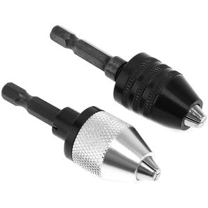 0.3 Mm-6.5 Mm Twist Boor Chuck Schroevendraaier Slagschroevendraaier Adapter Boren Met 1/4 Hex Schacht Voor Elektrische grinder Power Tools