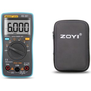 Zoyi ZT101/ZT102/ZT102A Digitale Auto Range Draagbare Multimeter 6000 Telt Backlight Ampèremeter Voltmeter Ohm