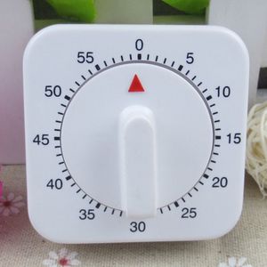 60 minuten Vierkante Mechanische Timer Schakelaar Geschikt Voor Timing Controle Keuken Timer Herinnering Countdown Keukengerei Supplies
