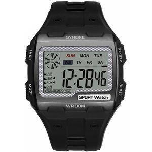 Synoke Outdoor Sport Heren Horloge Luxe Beroemde Grote Dial Led Digitale Horloges Mannelijke Klokken Mannen Polshorloge Relojes Deportivos