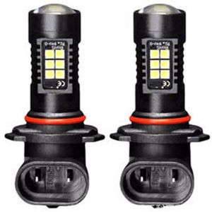 2x Canbus H8 3030 21Smd Led Drl Dagrijverlichting Fog Gloeilampen Voor Skoda Superb