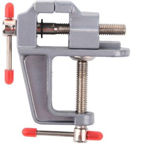Mini Platte Klem, Pakket Met Schroefaccessoires, 50 Mm Mini Aluminium Platte Klem Tafelbankschroef Boorpers Vice-bevestigingsgereedschap