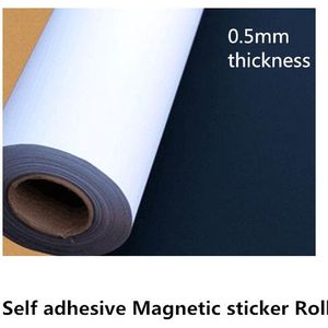 0.5mm dikte Sterke Isotrope Flexibele Rubber Magneten Rolls Met Lijm