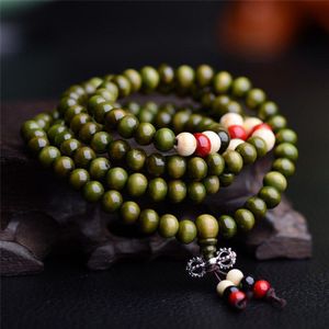 108 Kralen 8mm Natuurlijke Sandelhout Boeddhistische Boeddha Hout Gebed Kraal Mannelijke Unisex Mannen Armbanden & Bangles Sieraden Bijoux