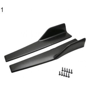 2 Stuks Carbon Fiber Car Side Rok Spoiler Rocker Splitters Anti-Kras