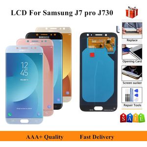 5.5 ''Voor Samsung Galaxy J7 Pro J730 SM-J730F J730FM/Ds J730F/Ds J730GM/Ds Lcd display Touch Screen Digitizer Vergadering