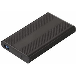 Externe Box Tooq TQE-2524B Hd 2.5 "Sata III-USB 3.0 FAT32/Ntfs/EXT2/Hfs Aluminium Zwart