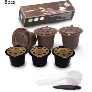 Herbruikbare Compatibel Capsule Voor Nespresso Machine Hervulbare Filter Essenza, Essenza Krups, U, Umilk, citiz Lattissima +