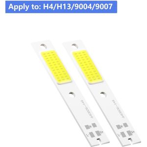 Crossfox C6 Cob Led Chips Auto Koplampen H1 H3 H4 H7 9005 9006 H11 Lichtbron Koud Wit 6000K Lamp Vervangen C6