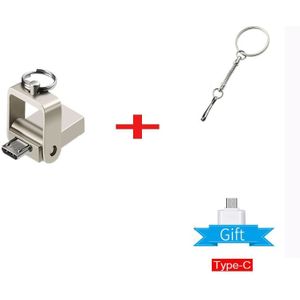 Otg 3 In 1 Pen Drive 32Gb Micro Usb 2.0 Memory Stick 64Gb Pendrive 16Gb Usb Flash pen Metalen Voor Usb Key Flash Drive