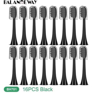 BH701 12-20st Zachte Borstelharen Vervanging Elektrische Sonische Opzetborstels Gezondheid Volwassen Kinderen Gevoelige Tandvleesverzorging Ultrasone Reiniging Tanden Opzetborstels Tandenborstelmondstuk