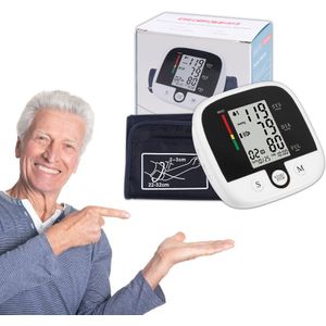 Gezondheidszorg Portabl Bovenarm Pols Automatische Bloeddrukmeter Elektronische Digitale Bloeddrukmeter Hartslagmeter Meter