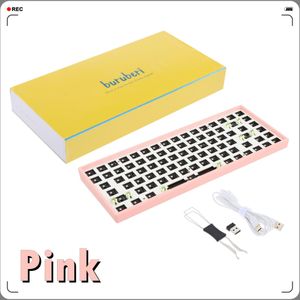 Buruberi KD84 84 Toetsen Bluetooth5.0 2.4G Draadloze 3/5pin -Swap Mechanische Toetsenbord Diy Kit Usb Gebouwd-In Batterij Rgb Backlight