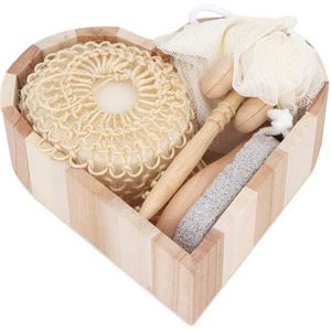 Bath Shower Sponge Pumice stone Soft textured Bath Sponge Shower Set for Home Use