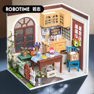 Robotime Diy Hut Art Huis Handgemaakte Huis Model, de Sql Verklaringen Zijn Run En Geretourneerd Resultaten Zijn Gemonteerd Educatief Speelgoed