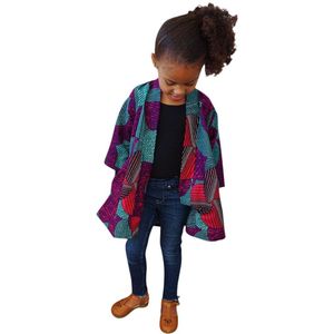 Peuter Baby Meisjes Mode Afrikaanse Print Kimono Jas baby meisje Kleding kinderen jassen voor baby meisje winter vetement hiver fille