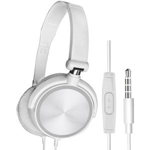 Wired Hoofdtelefoon Met Microfoon Over Ear Headsets Bass Hifi Sound Music Stereo Oortelefoon Voor Xiaomi Huawei Pc Studie Levert
