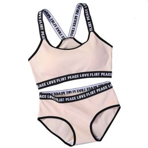 Af Brief Sport Bras Push Up Sport Top Ondergoed Set Fitness Running Yoga Sport Tops Gym Kleding Vrouwen Workout Kleding meisje