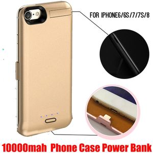 Leory Voor Iphone 6 6 S 7 7 S 8 Battery Charger Case 10000 Mah Externe Power Bank Opladen Cover batterij Case Draagbare Powerbank