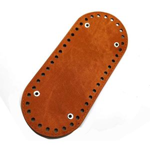 21*9cm Ovale Lange Bodem voor Breien Tas PU lederen 42 Gaten Vrouwen Tassen Handgemaakte DIY tas Accessoires